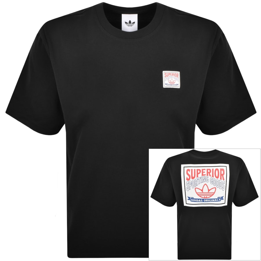 Image number 1 for adidas Originals Graphic T Shirt Black