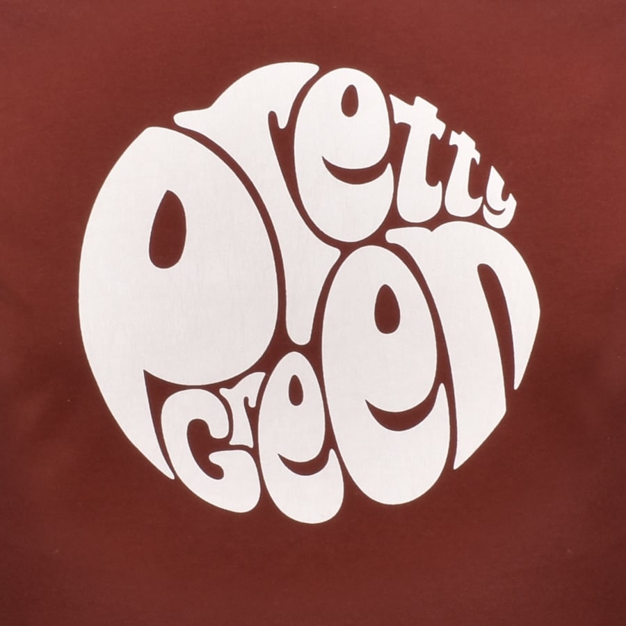 Image number 3 for Pretty Green Gillespie T Shirt Burgundy