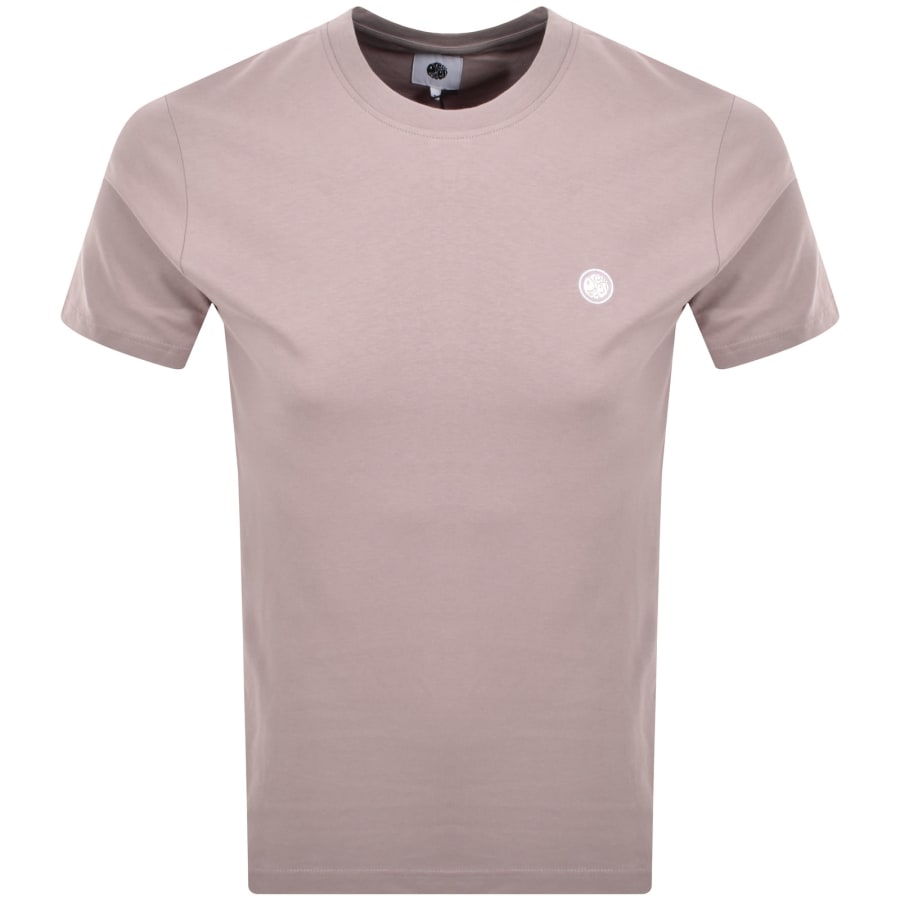Image number 1 for Pretty Green Mitchell Crew Neck T Shirt Pink