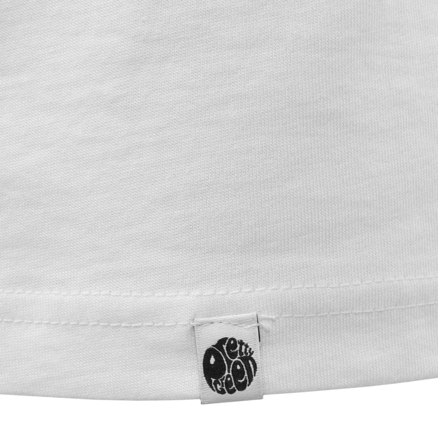 Image number 4 for Pretty Green Brindle Logo T Shirt White