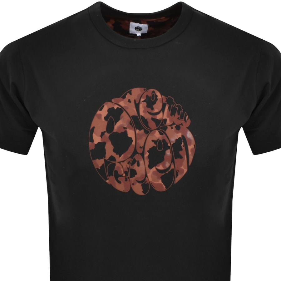 Image number 2 for Pretty Green Brindle Logo T Shirt Black