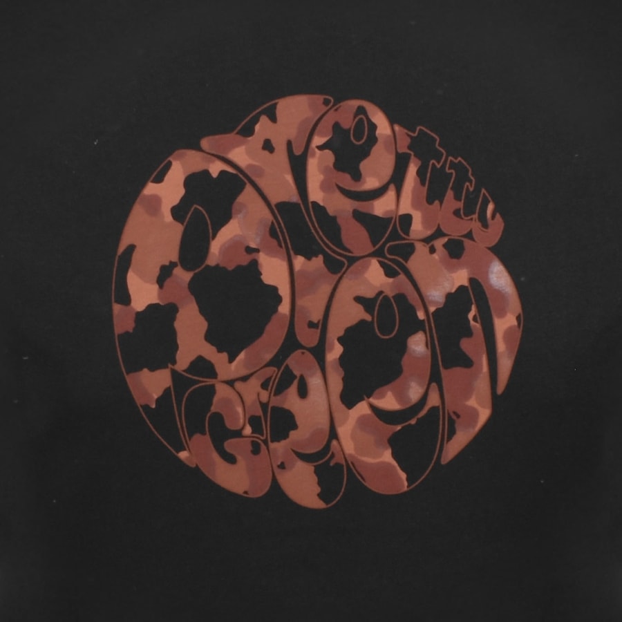 Image number 3 for Pretty Green Brindle Logo T Shirt Black