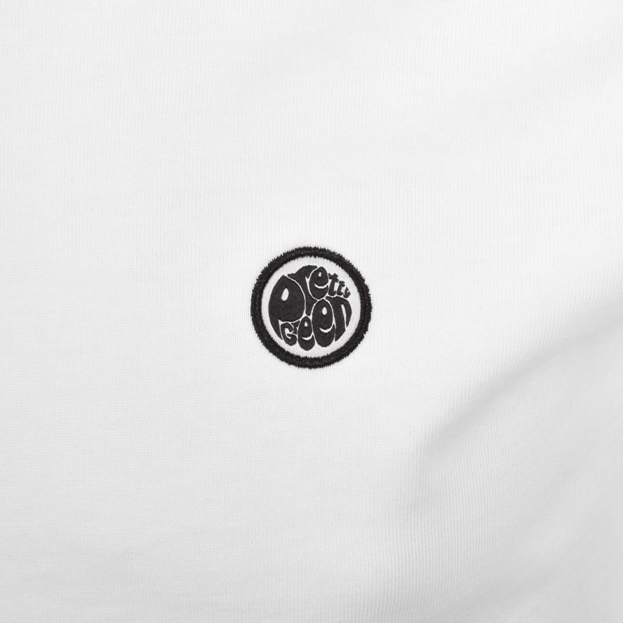 Image number 3 for Pretty Green Paisley Placket Polo T Shirt White