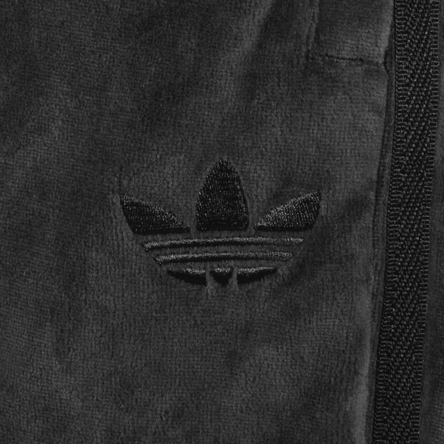 Image number 3 for Adidas Originals Velour Jogging Bottoms Black