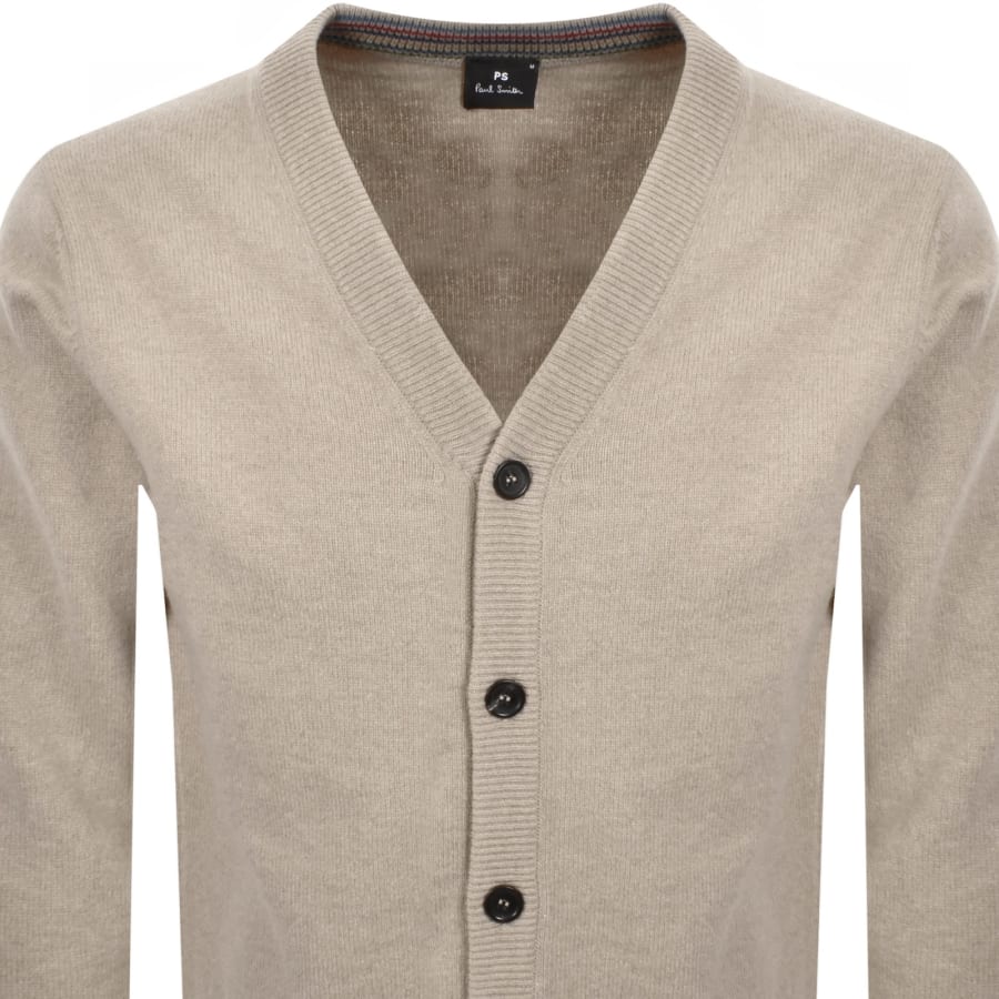 Image number 2 for Paul Smith Button Cardigan Brown
