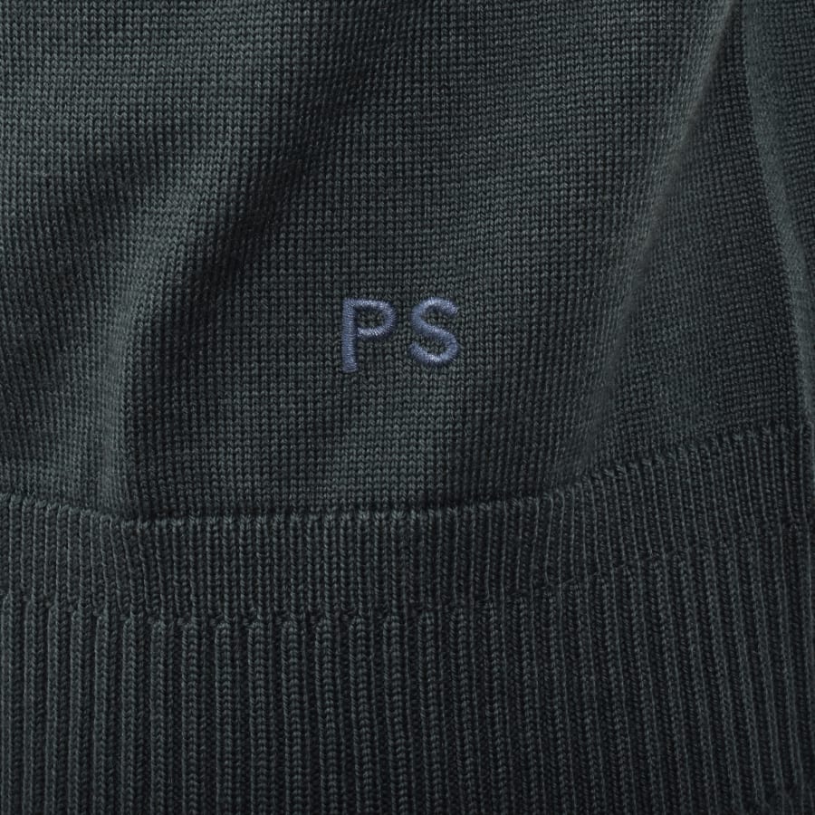 Image number 3 for Paul Smith Full Zip Cardigan Green