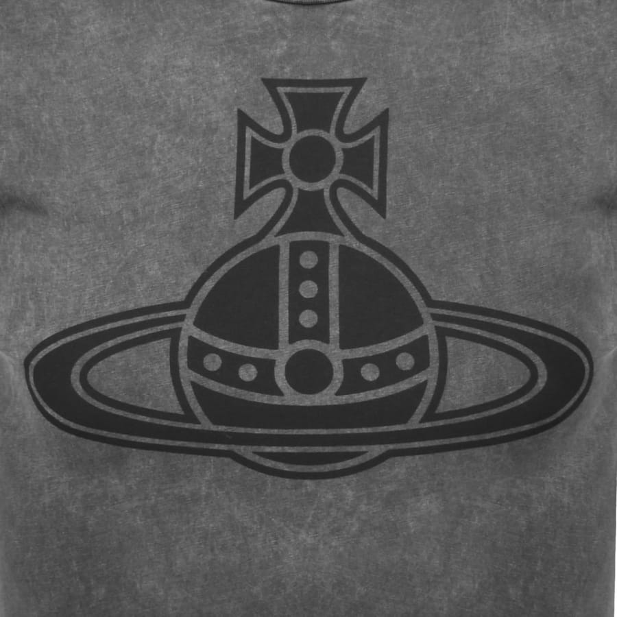 Image number 3 for Vivienne Westwood Paris Orb Peru T Shirt Grey