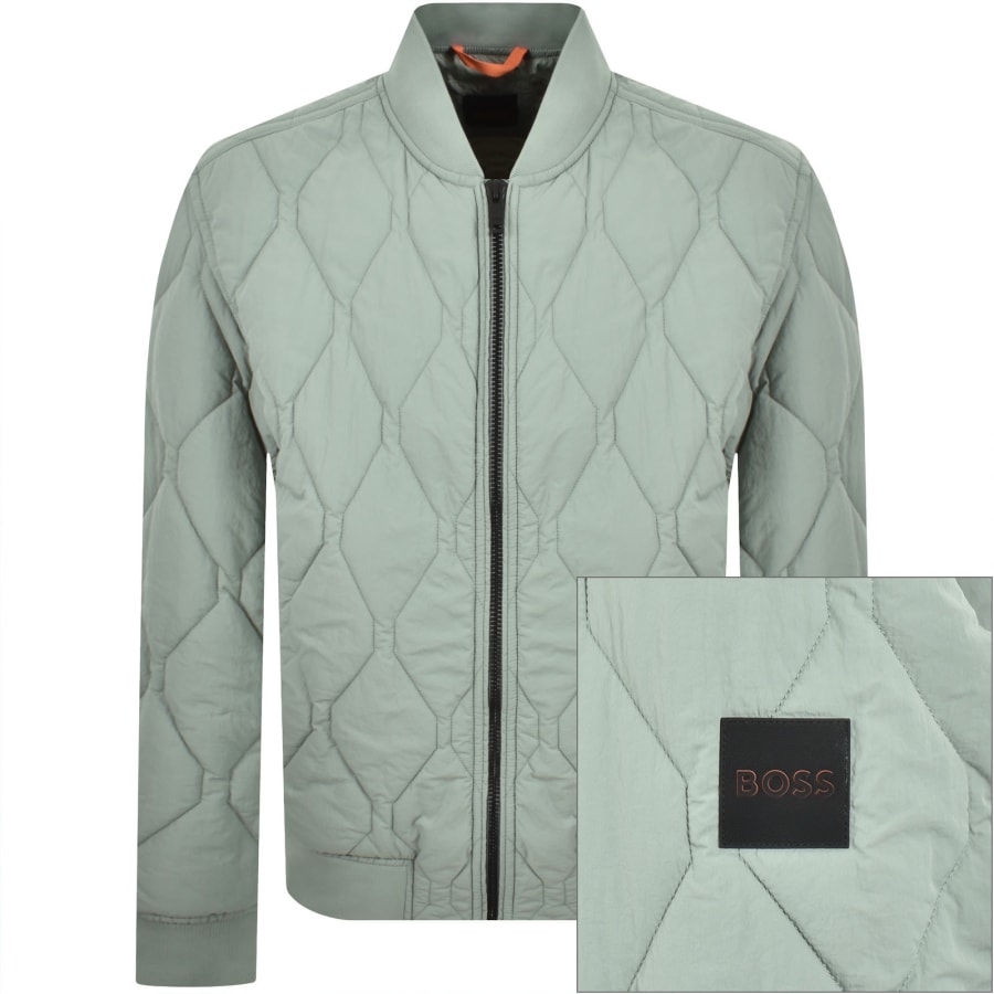 Image number 1 for BOSS Osnape Jacket Green