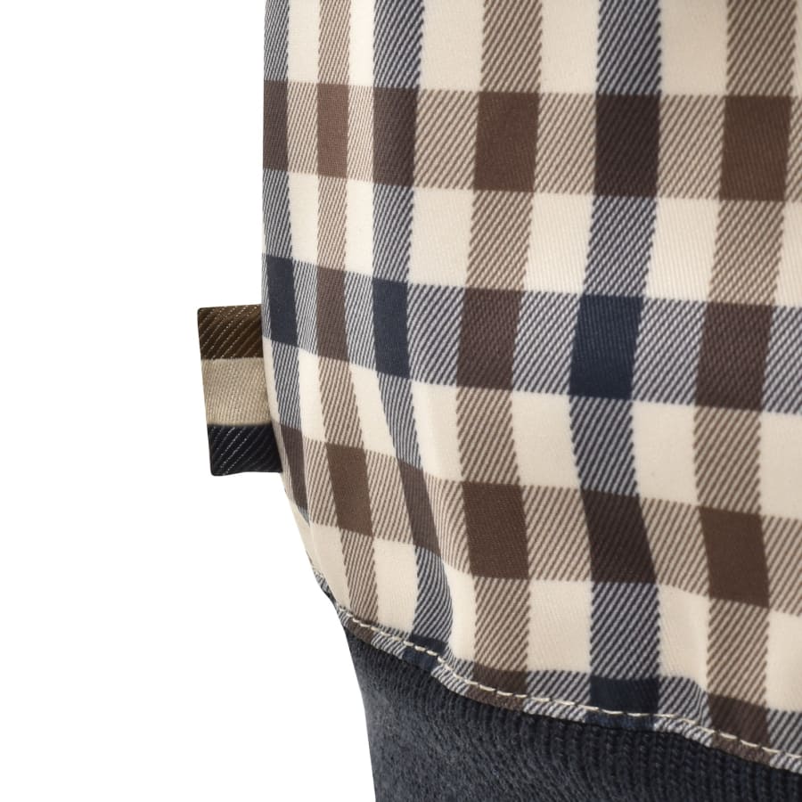 Image number 3 for Aquascutum Club Check Jacket Navy