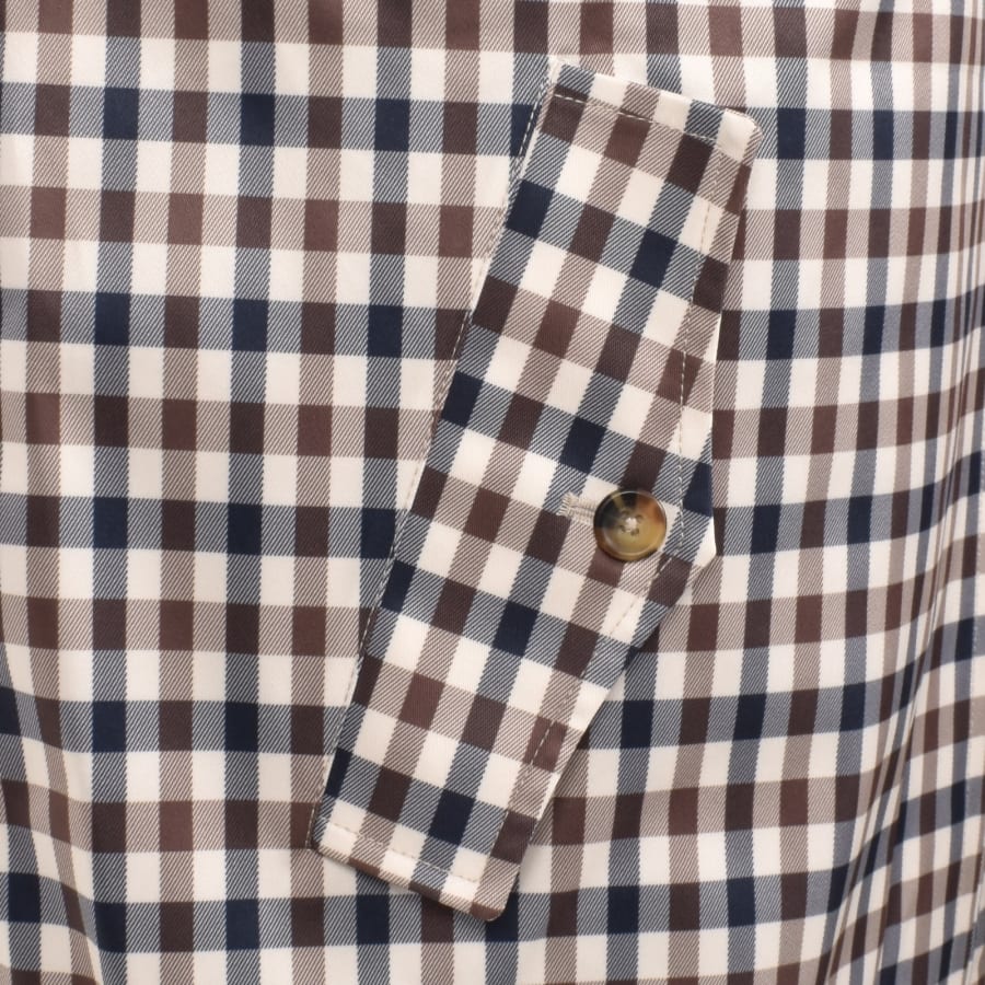 Image number 4 for Aquascutum Club Check Jacket Navy