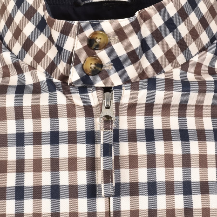 Image number 5 for Aquascutum Club Check Jacket Navy