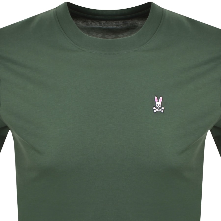 Image number 2 for Psycho Bunny Classic Crew Neck T Shirt Green