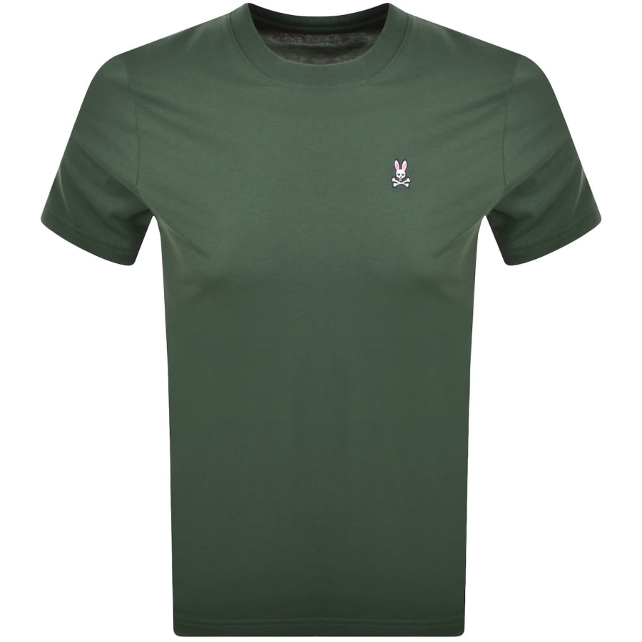 Image number 1 for Psycho Bunny Classic Crew Neck T Shirt Green