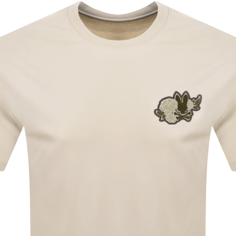 Image number 2 for Psycho Bunny Auguste T Shirt Beige