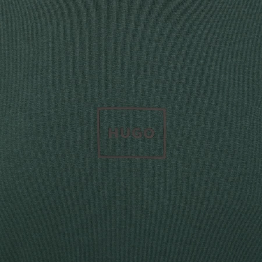 Image number 3 for HUGO Laze Hoodie Open Green