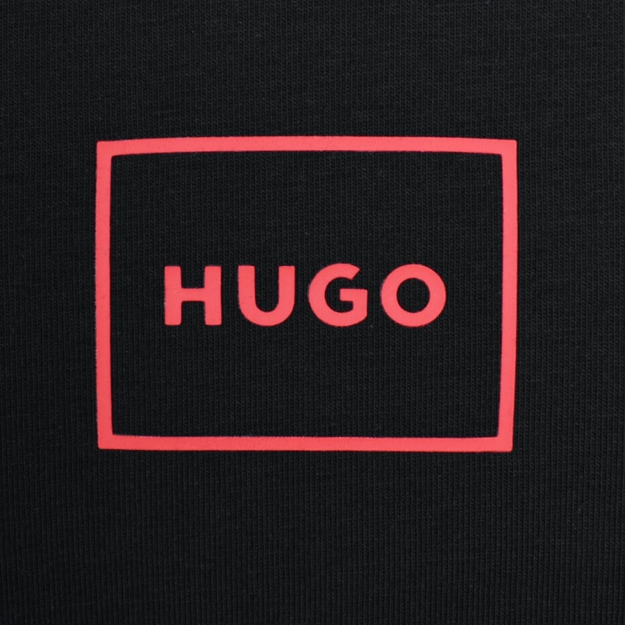 Image number 3 for HUGO Laze Hoodie Black