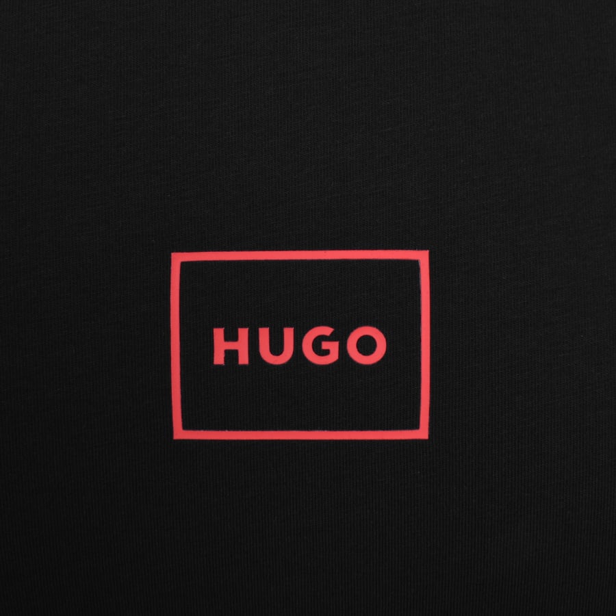 Image number 3 for HUGO Laze Long Sleeve T Shirt Black