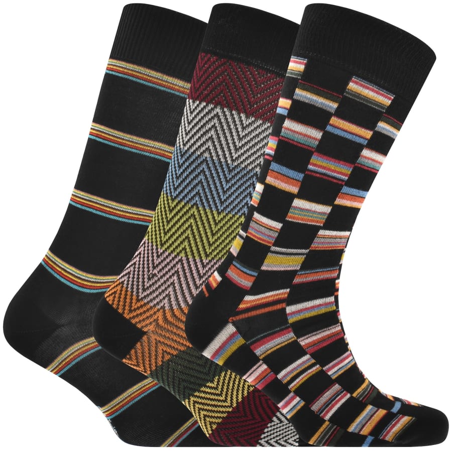 Image number 1 for Paul Smith 3 Pack Signature Socks