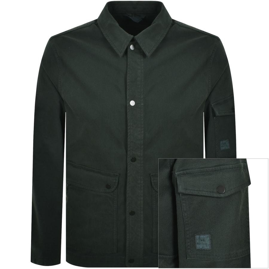 Image number 1 for Paul Smith Overshirt Green