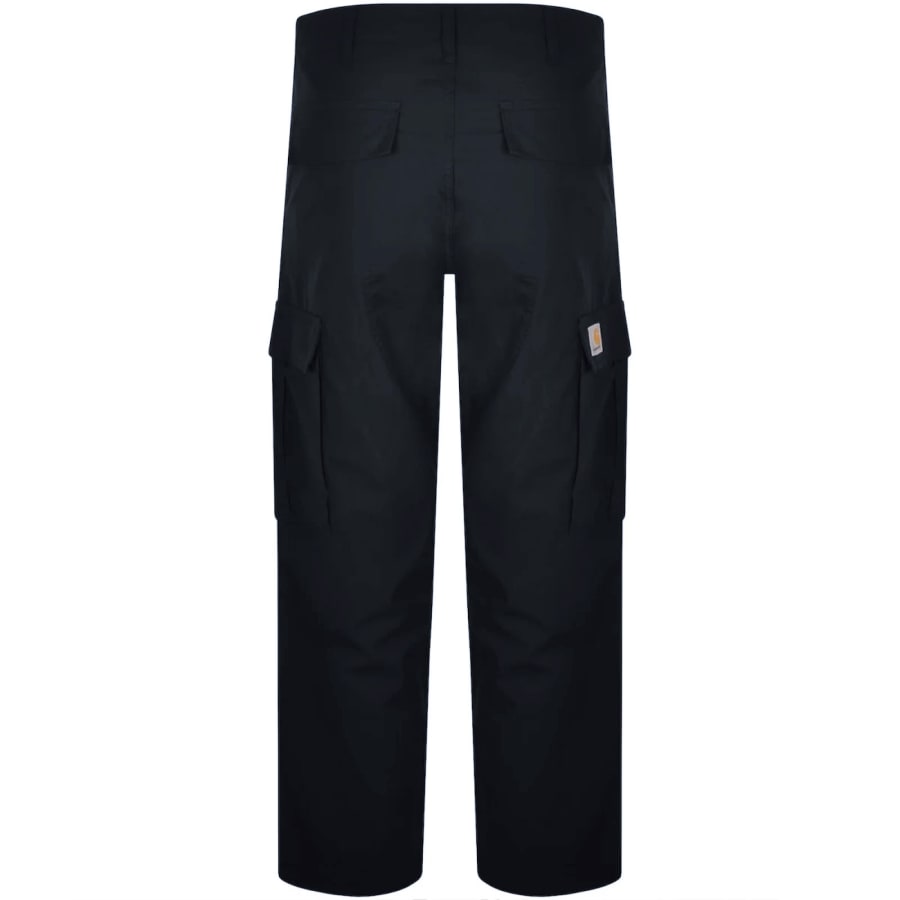 Image number 3 for Carhartt WIP Cargo Trousers Navy