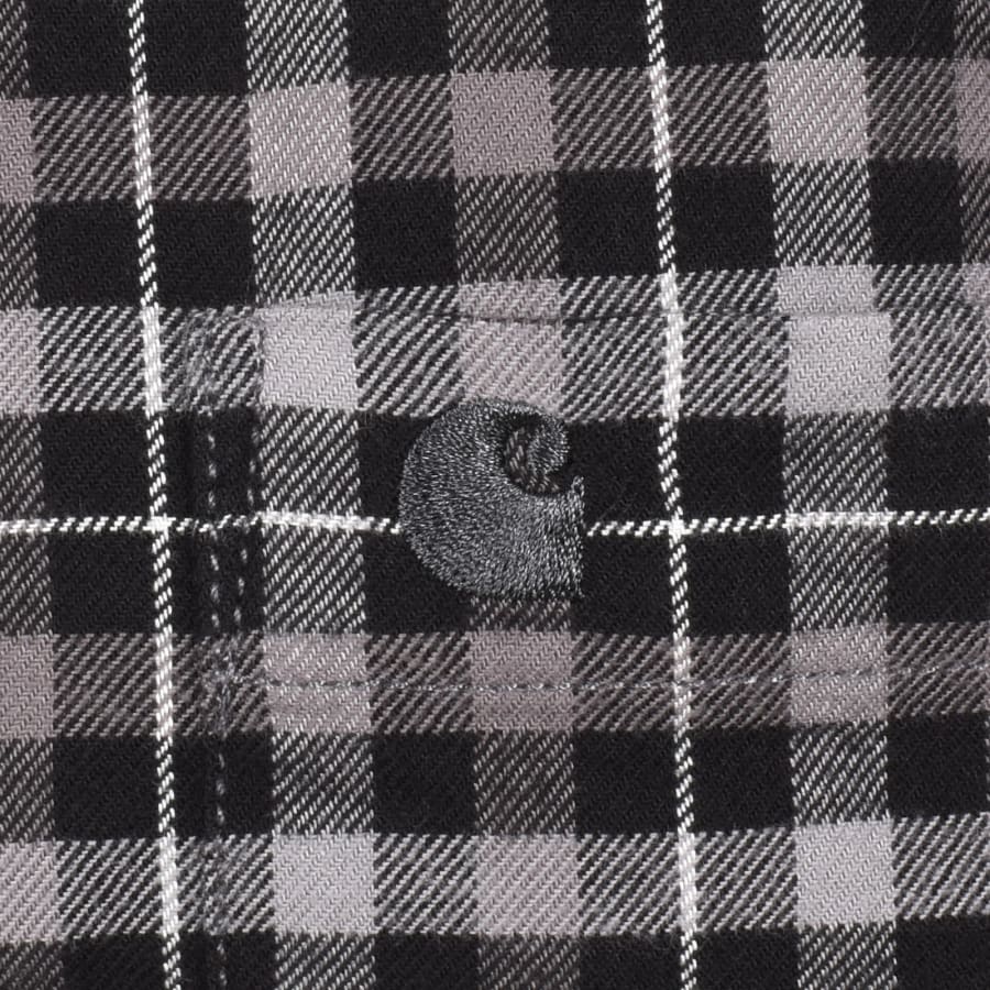 Image number 3 for Carhartt WIP Widmark Long Sleeve Shirt Grey