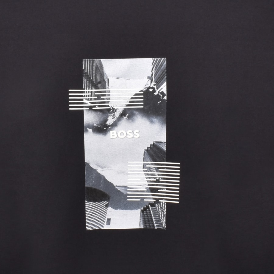 Image number 3 for BOSS Stenson Zone Oversized Sweatshirt Navy