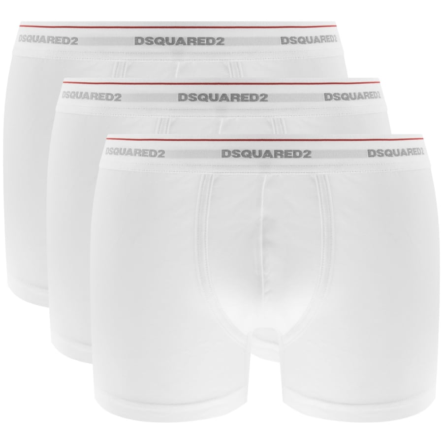 Image number 1 for DSQUARED2 Underwear 3 Pack Trunks White