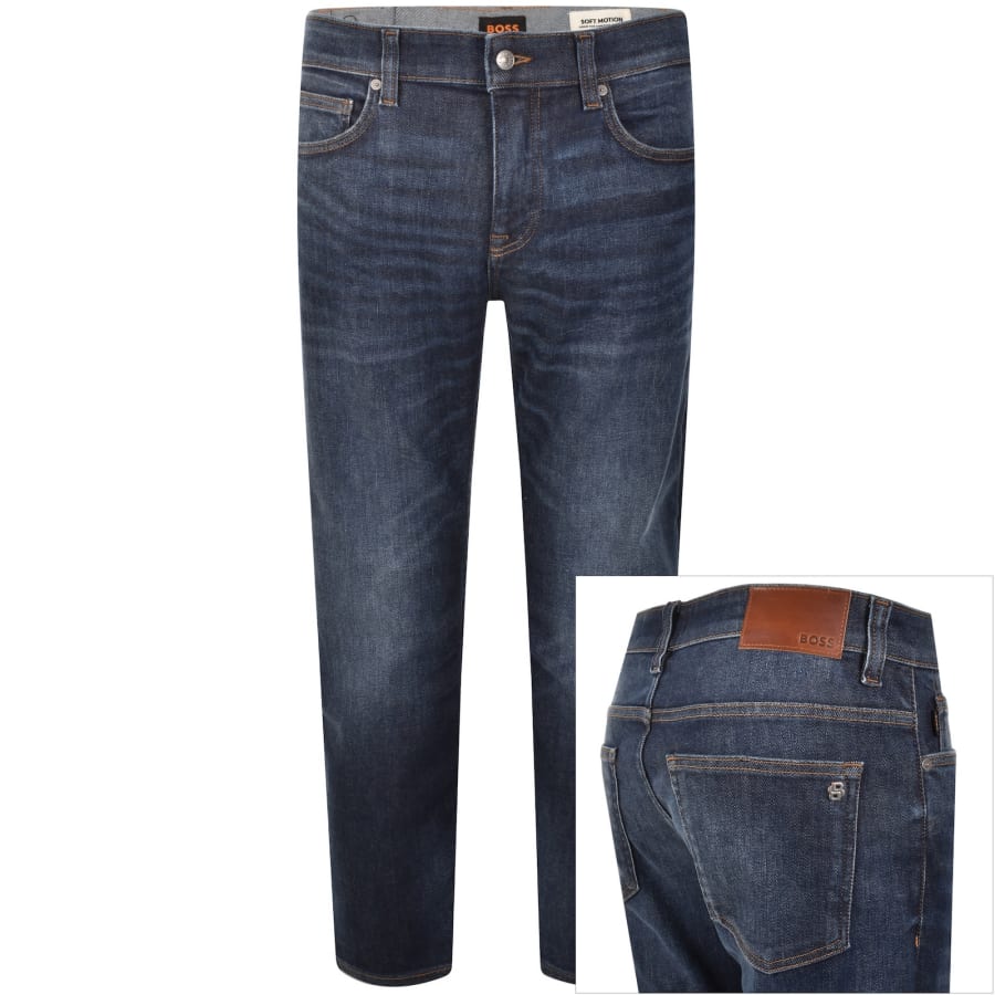 Image number 1 for BOSS Delaware Slim Fit Jeans Blue