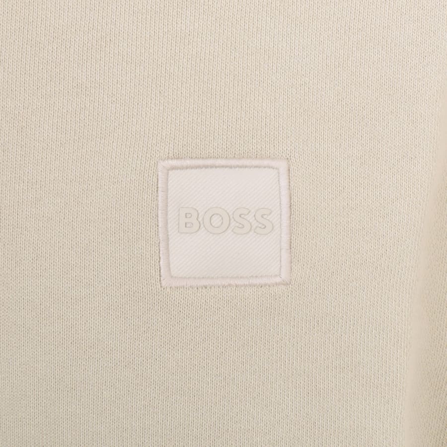 Image number 3 for BOSS Westart Sweatshirt Light Beige