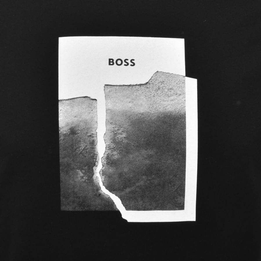 Image number 3 for BOSS Brokenice T Shirt Black