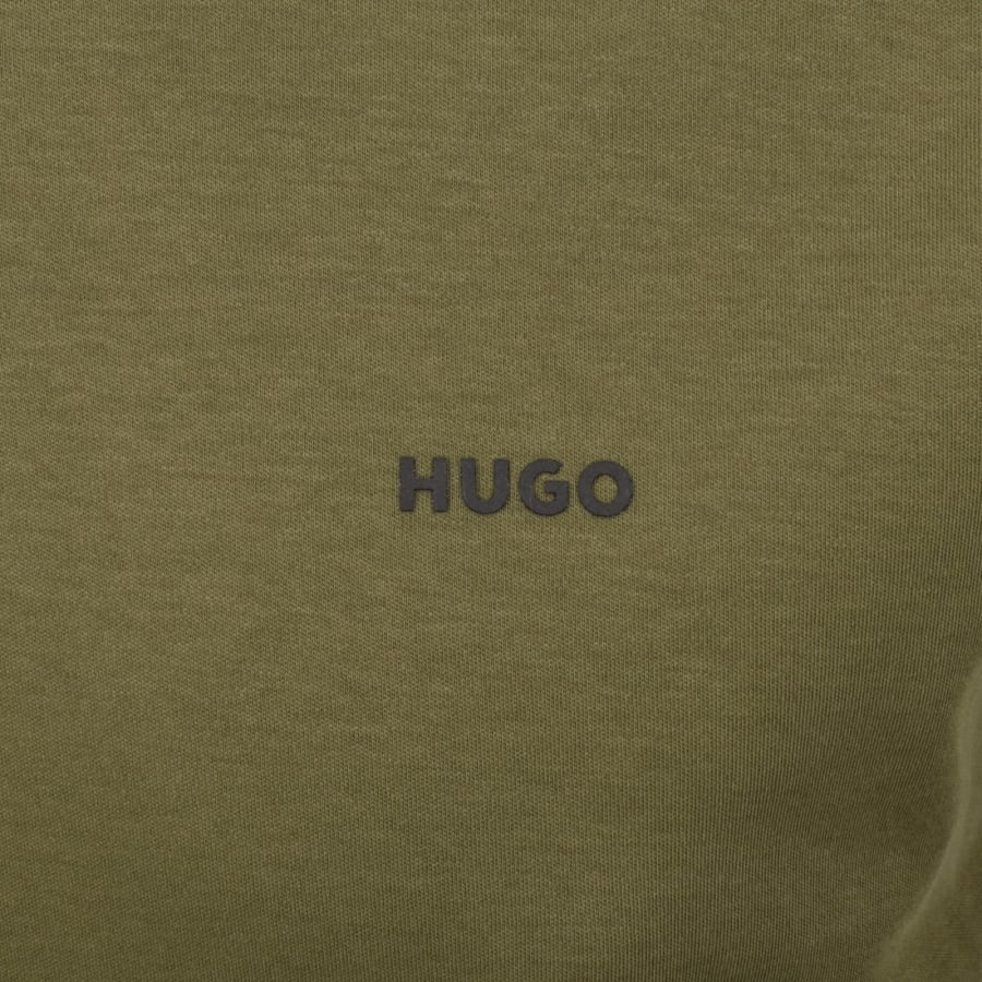 Image number 3 for HUGO Dalomino Polo T Shirt Open Green