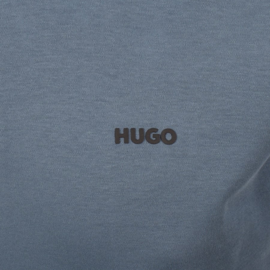 Image number 3 for HUGO Dalomino Polo T Shirt Open Blue