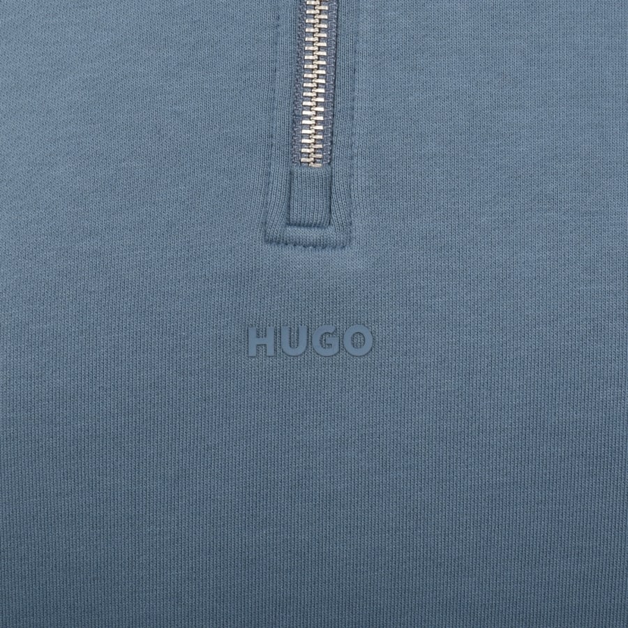 Image number 3 for HUGO Durty244 Sweatshirt Open Blue