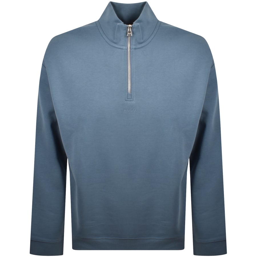 Image number 1 for HUGO Durty244 Sweatshirt Open Blue