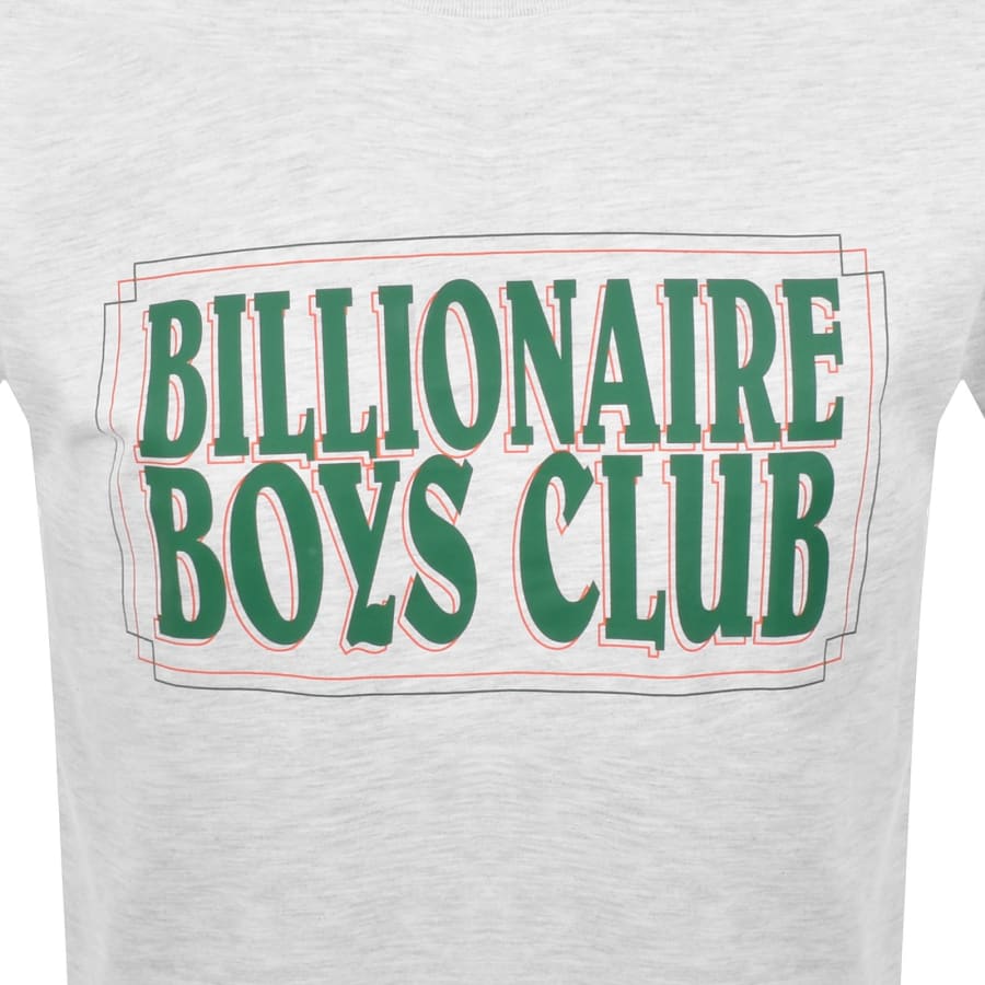Image number 3 for Billionaire Boys Club Clubhouse Logo T Shirt Grey