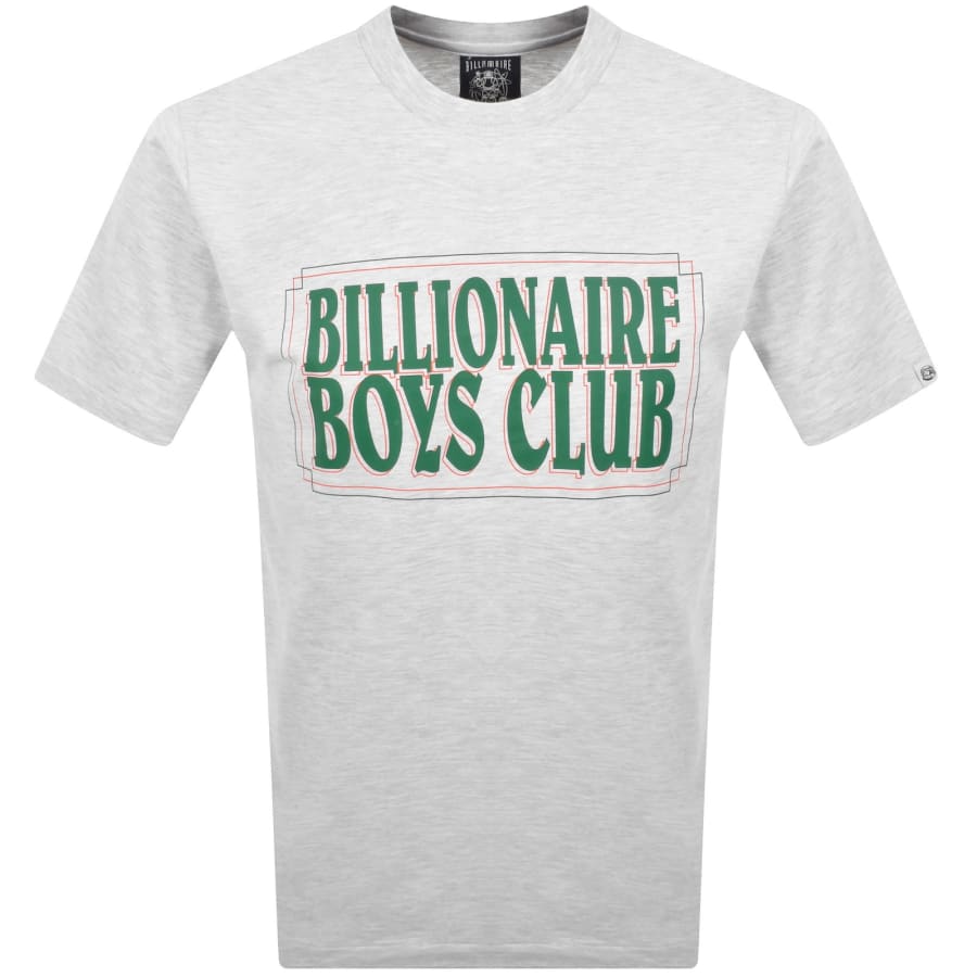 Image number 1 for Billionaire Boys Club Clubhouse Logo T Shirt Grey