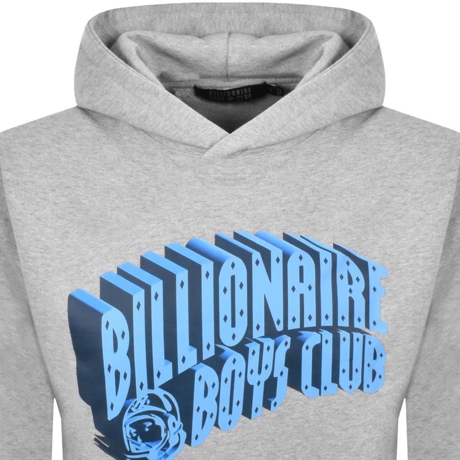Image number 2 for Billionaire Boys Club 3D Arch Logo Hoodie Grey
