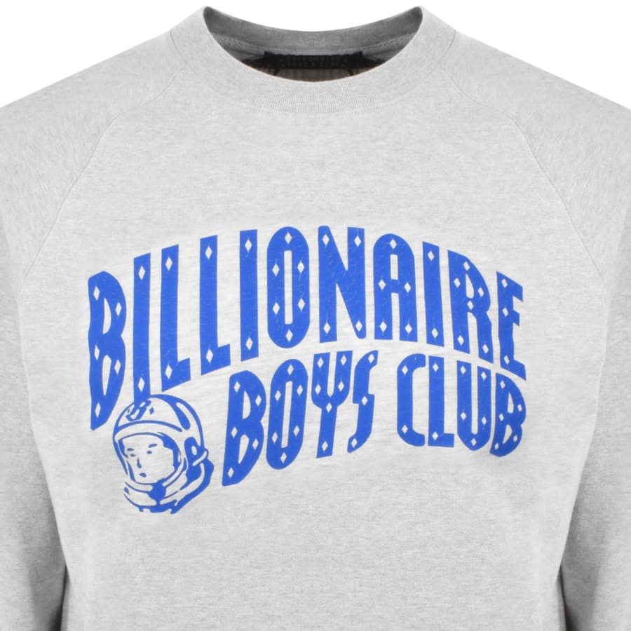 Image number 2 for Billionaire Boys Club Arch Logo Sweatshirt Grey