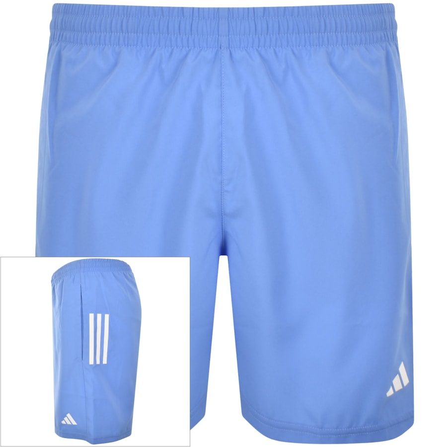 Image number 1 for adidas Sportswear Own The Run Shorts Blue