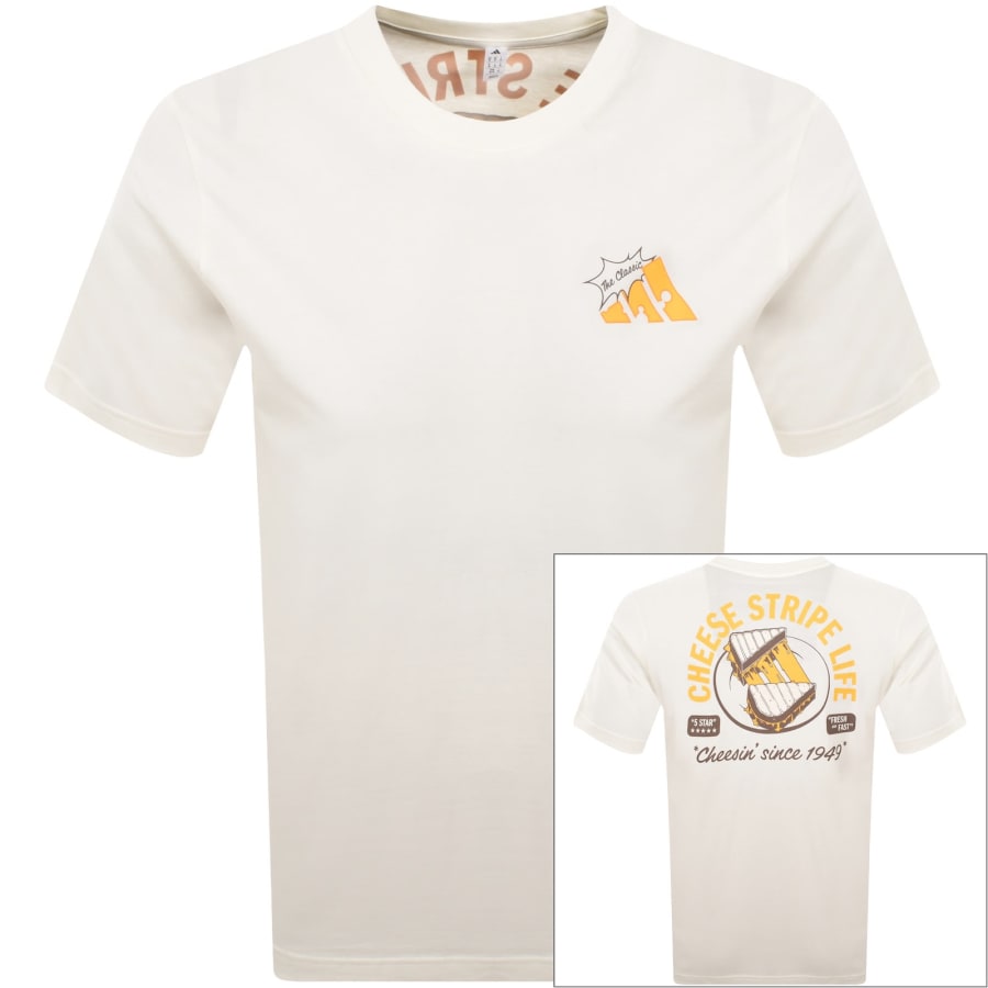 Image number 1 for adidas Sportswear Grilled Cheese T Shirt White