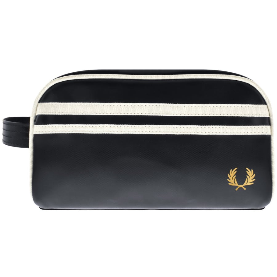 Image number 1 for Fred Perry Coated Polyester Wash Bag Navy