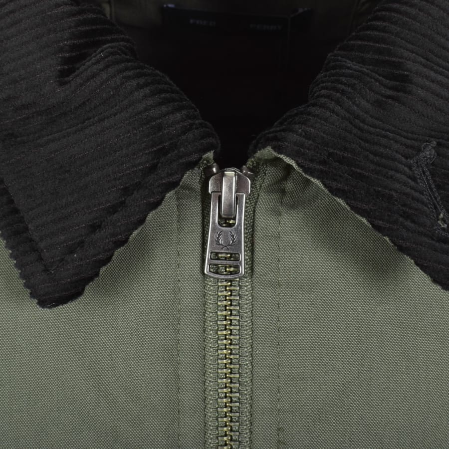 Image number 4 for Fred Perry Caban Jacket Green