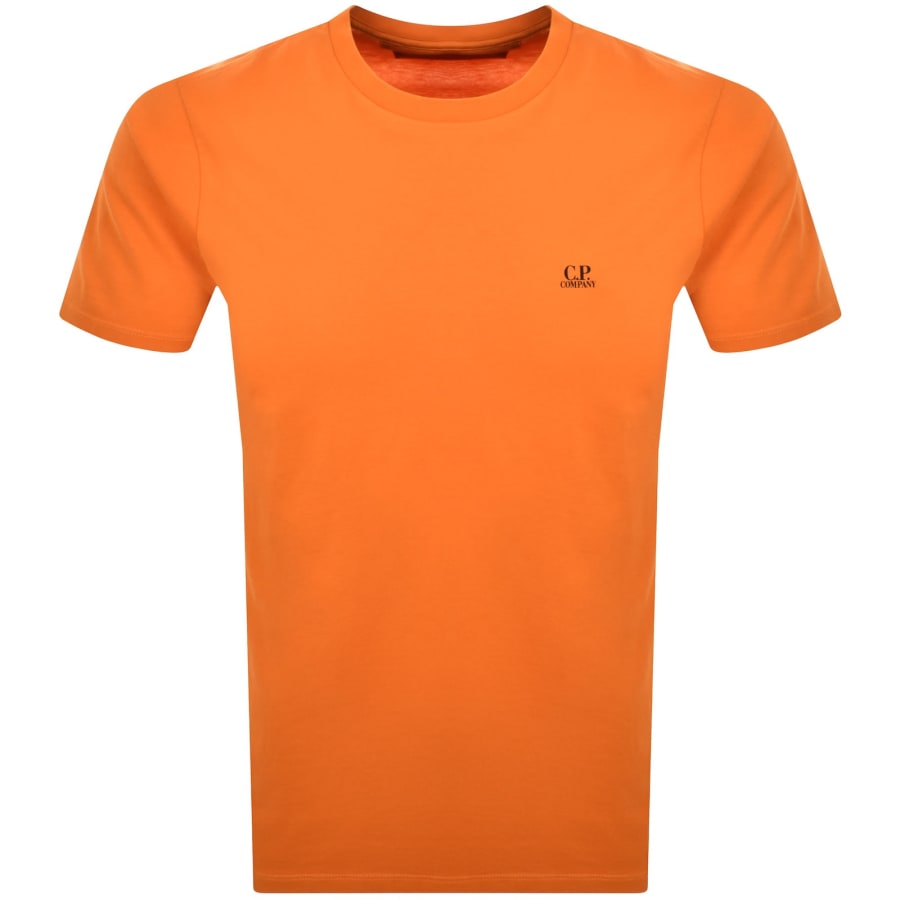 Image number 2 for CP Company Logo T Shirt Russet Orange