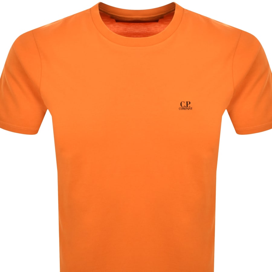 Image number 3 for CP Company Logo T Shirt Russet Orange