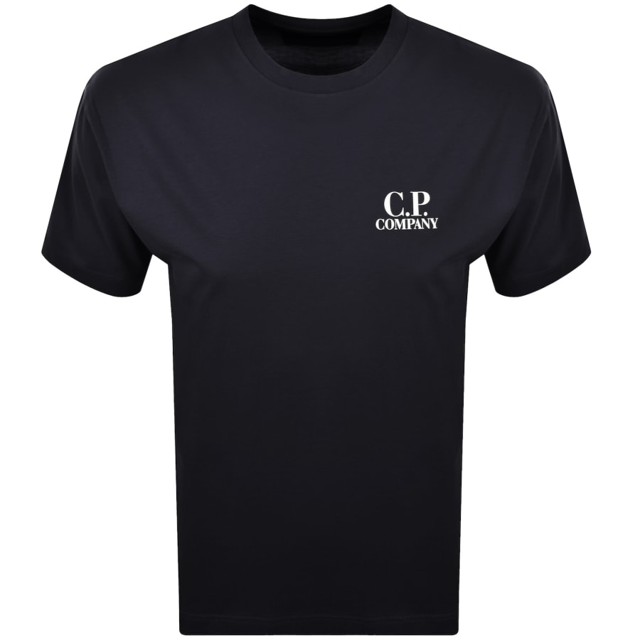 Image number 2 for CP Company Logo T Shirt Total Eclipse