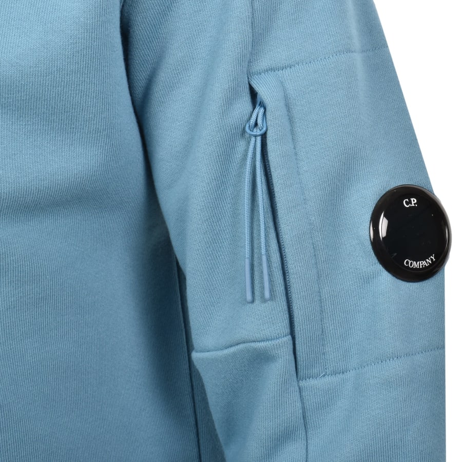Image number 4 for CP Company Quarter Zip Sweatshirt Blue