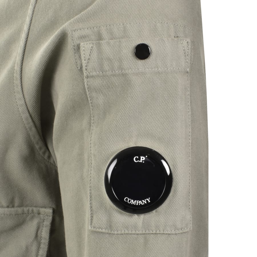 Image number 3 for CP Company Gabardine Overshirt Grey