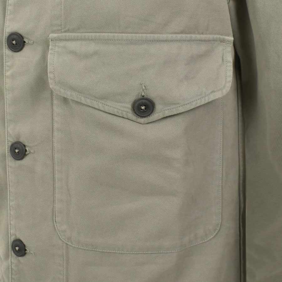Image number 4 for CP Company Gabardine Overshirt Grey
