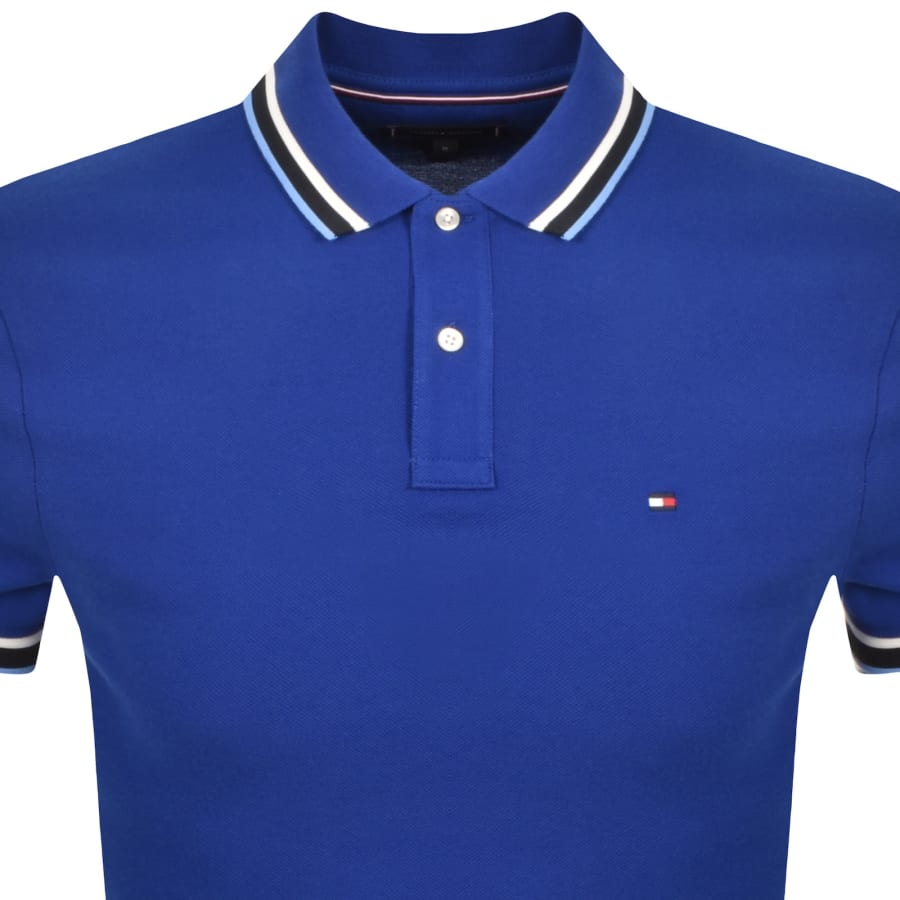 Image number 2 for Tommy Hilfiger Polo T Shirt Wedge Blue