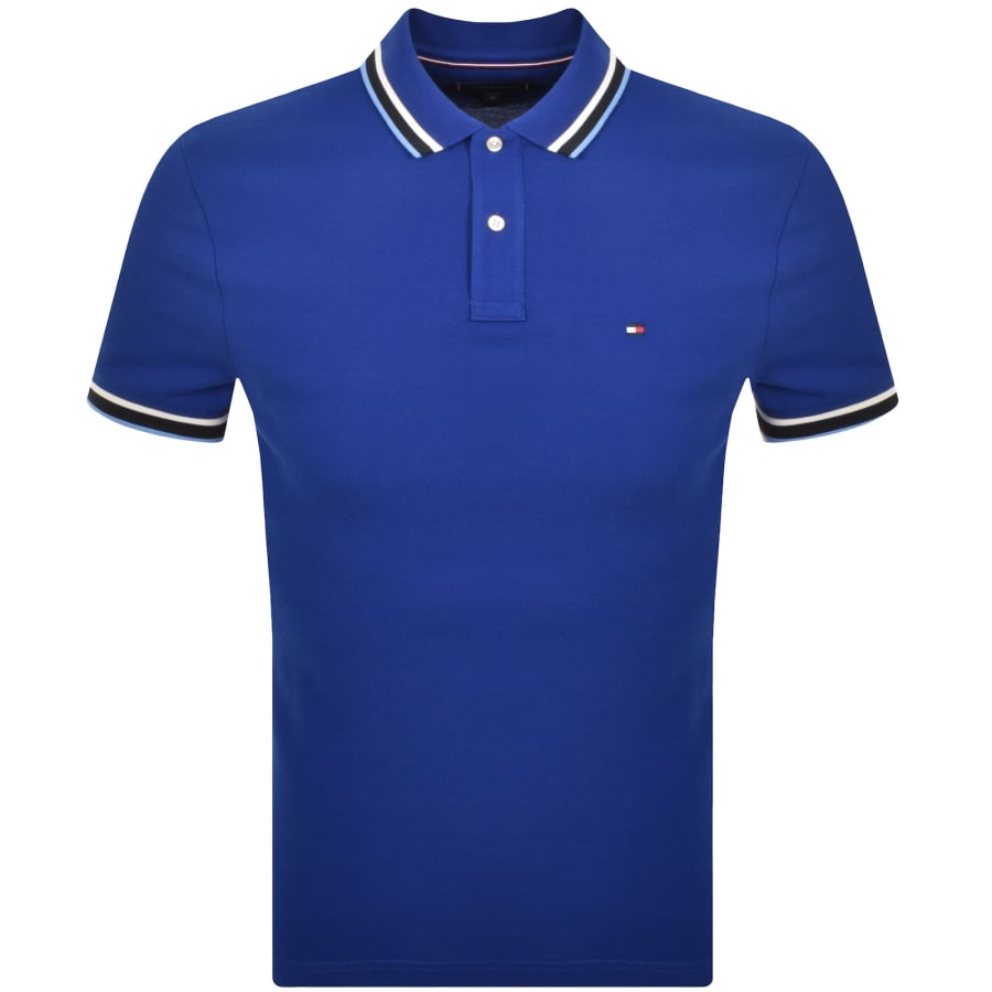 Image number 1 for Tommy Hilfiger Polo T Shirt Wedge Blue